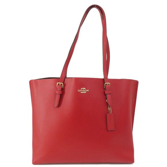 Coach Mollie Red Leather Tote Bag (Pre-Owned) - Picture 11 of 11